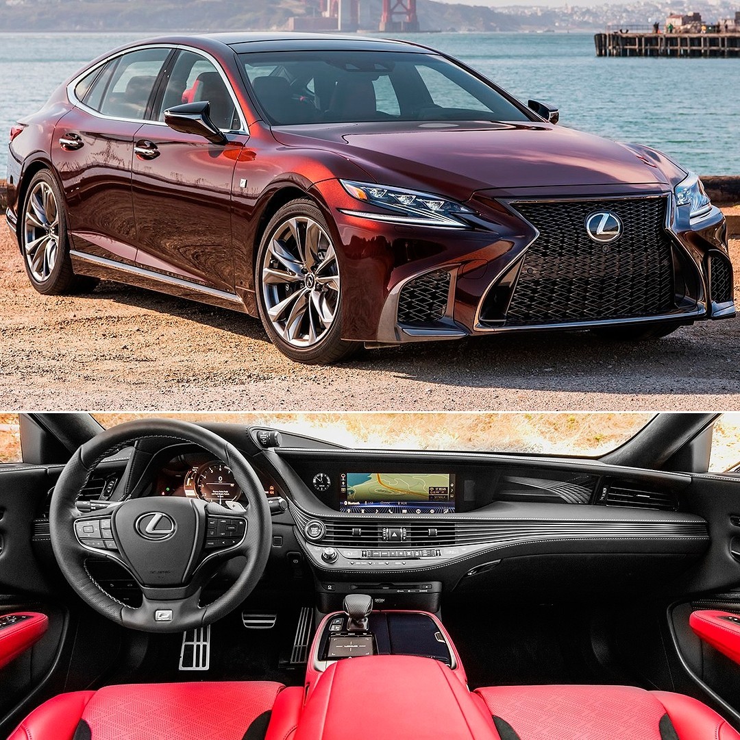 Lexus LS 500 F Sport 2018
Este é o sedã flagship da Lexus, divisão de luxo da Toyota. O LS oferece um novo e radical design, com uma silhueta que lembra coupé, mas com espaço de sedã full size. Criado numa nova plataforma, o modelo acrescenta ainda mais conforto e agilidade para os ocupantes. O interior, com design nem um pouco careta, é inspirado na cultura japonesa tradicional.

O LS 500 vem com um novo motor biturbo 3.5 V6 com 416 cavalos e 600 Nm de torque, acoplado com transmissão automática de dez marchas. Faz de 0 a 100 km/h em 4.9s. O motorista pode escolher modos de direção Normal, Sport S ou Sport S+. Nessa configuração F-Sport, o sedã tem rodas aro 20″ e detalhes exclusivos.

Nos Estados Unidos, começa a ser vendido em fevereiro de 2018 com preços a partir de US$ 75 mil. Ele está cotado para ser vendido também no Brasil no próximo ano