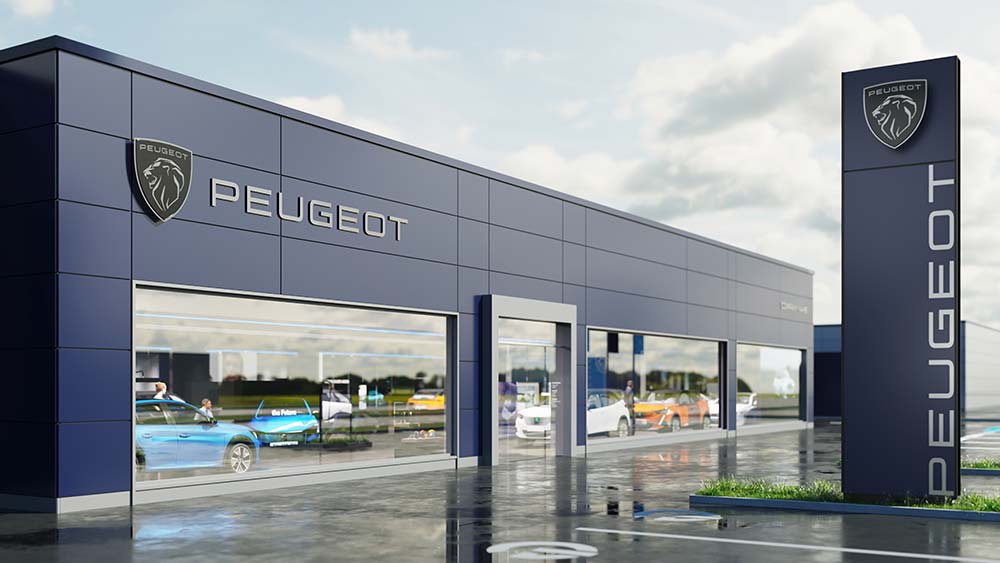 Nova logo da Peugeot