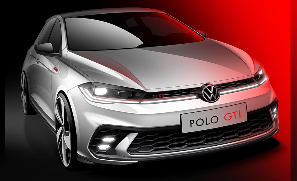 Volkswagen Polo GTI em primeira imagem divulgada