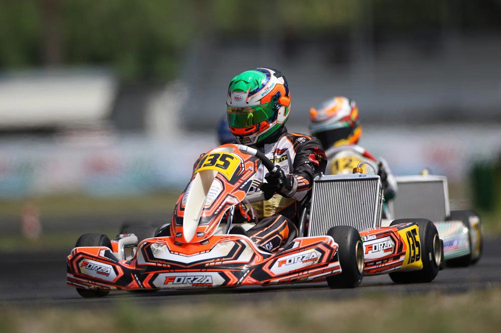 Aos 16 anos, Ricardo Gracia Filho disputa sua segunda temporada europeia nas principais competições do kart mundial