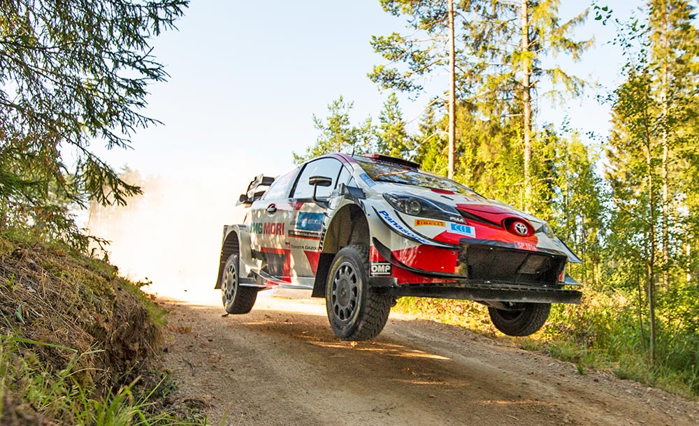 Kalle Rovanperä com seu Toyota Yaris WRC (Fotos: Red Bull Content)