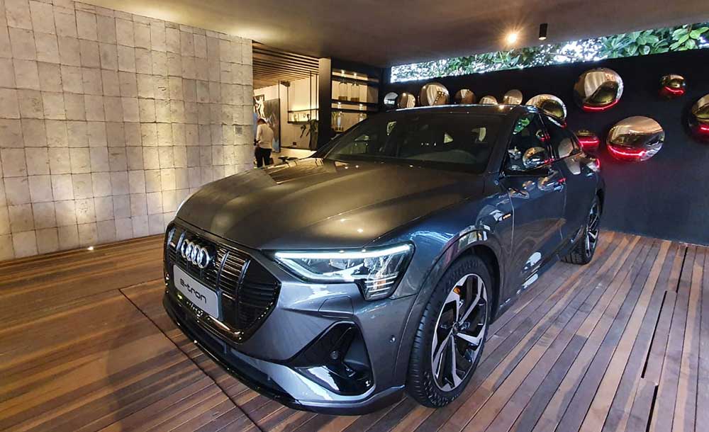 SUV Coupé Audi e-Tron Sportback marca presença na CasaCor (foto: Thiago Ventura/CEC)