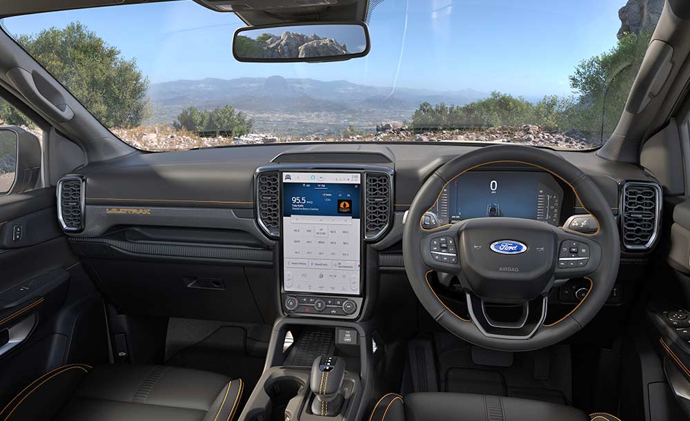 Ford Ranger 2023: tela de 12" e cluster digital 