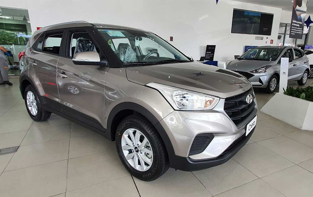 Creta de entrada vem com rodas aro 16"