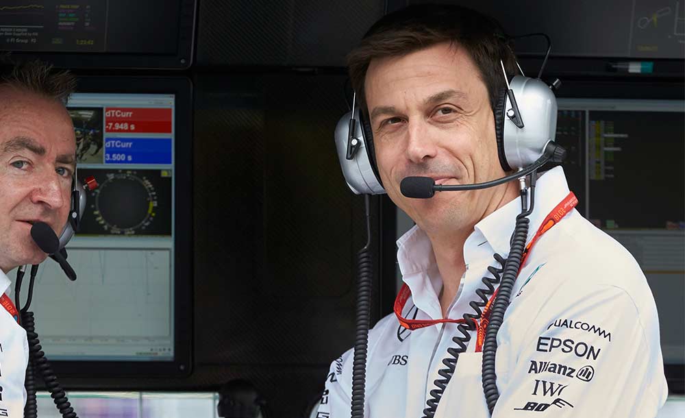 Toto Wolff, diretor da Mercedes-AMG F1: equipe fez protestos contra o resultado do GP