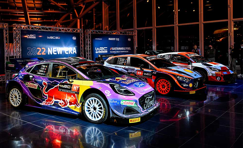 Modelos da primeira divisão Rally 1 do WRC 2022: começa a era híbrida