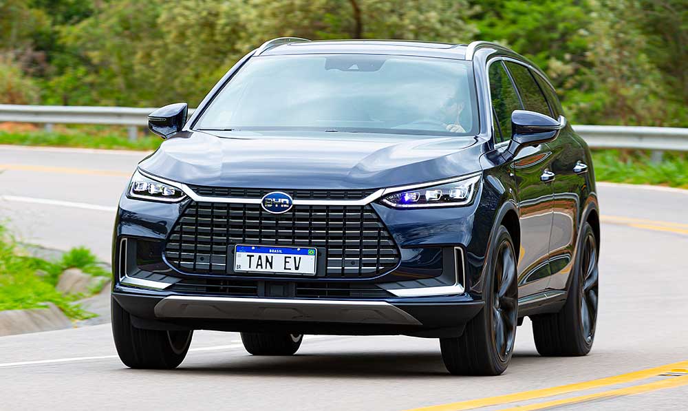 BYD Tan EV: SUV elétrico tem 517 cv de potência