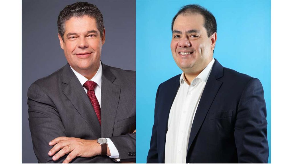 Henrique Araújo (à Direita) é o novo head de Assuntos Governamentais da no lugar de Antonio Megale