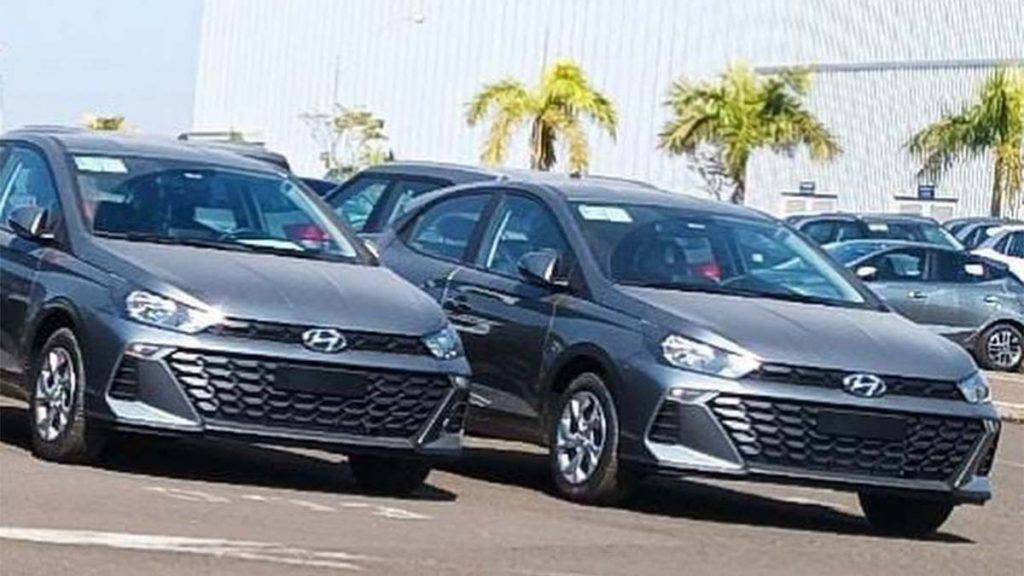 Novo Hyundai HB20 2023 aparece antes da hora em imagens vazadas! (Fotos: Daniel Mota Films/Reprodução)