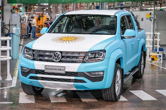 Volkswagen Amarok produzida na Argentina: acordo reduz burocracia