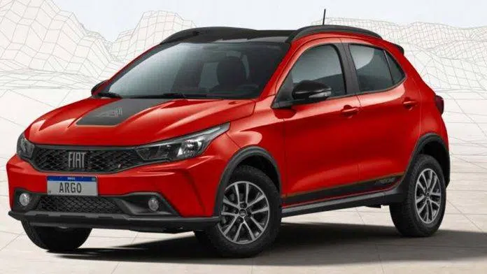 Fiat Argo Trekking 2023: grade e parachoque dianteiro são novos