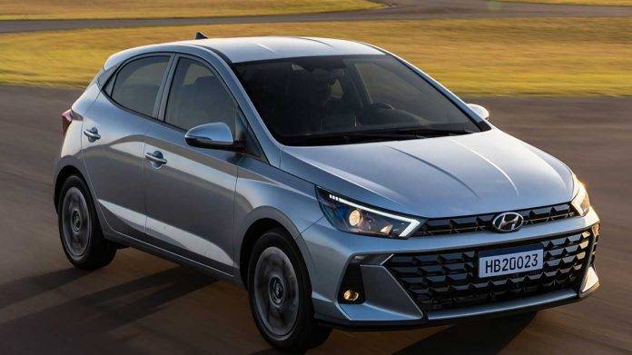 Novo Hyundai HB20 2023 na versão Platinum Plus