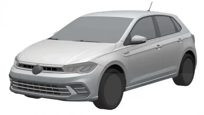 Polo 2023 tem visual revelado em patente na Argentina