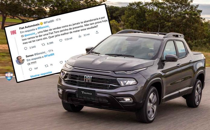 Fiat Toro virou presente para fã para marca roubar a cena durante o BBB23