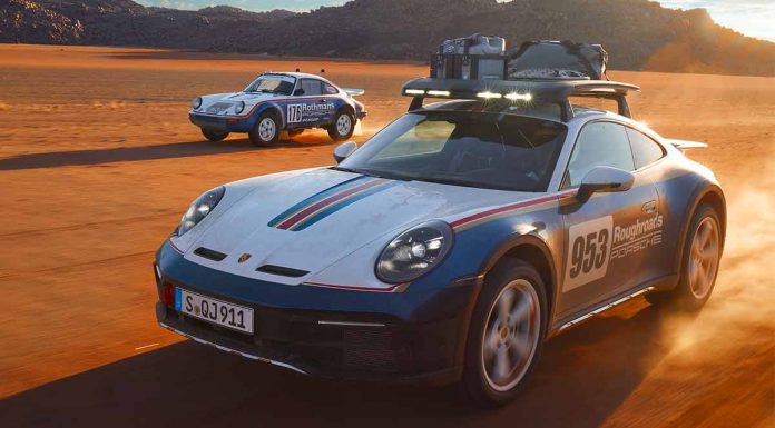 Porsche 911 Dakar tem suspensão 30mm elevada