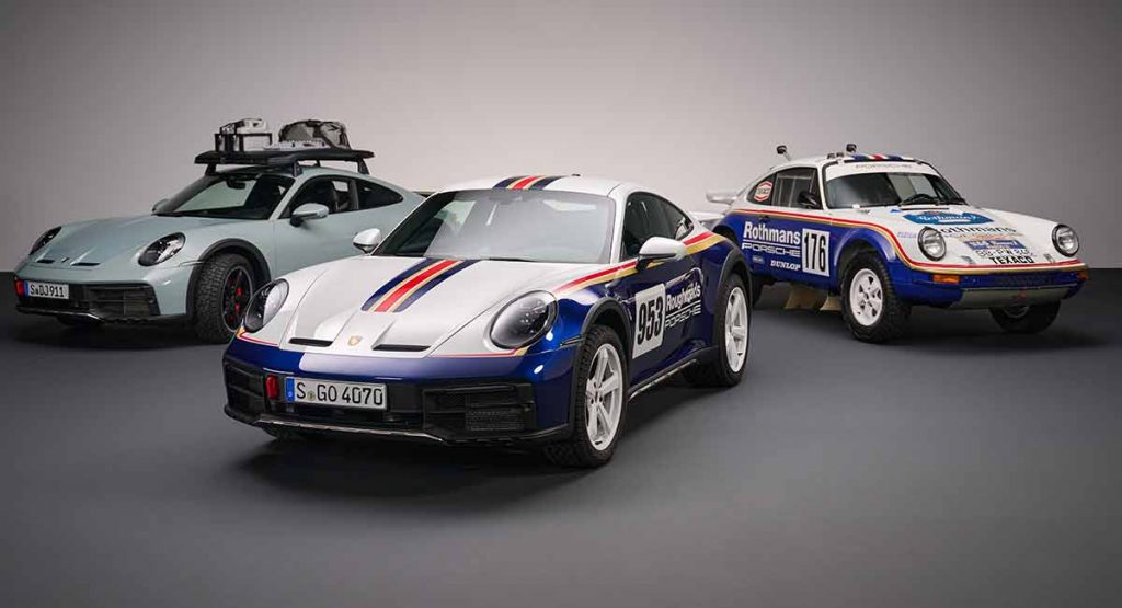 Porsche 911 Dakar tem suspensão 30mm elevada