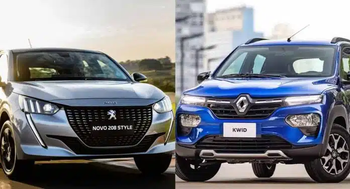 Peugeot 208 e Renault Kwid: carros são inimigos do Posto de Gasolina!