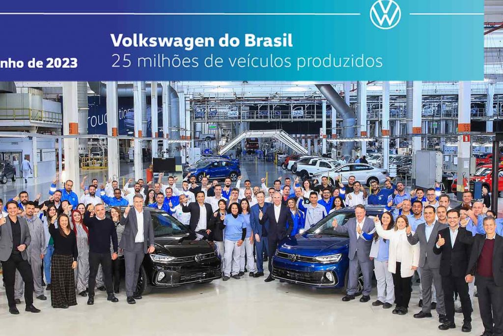 Volks comemora 25M unidades fabricadas com um Virtus