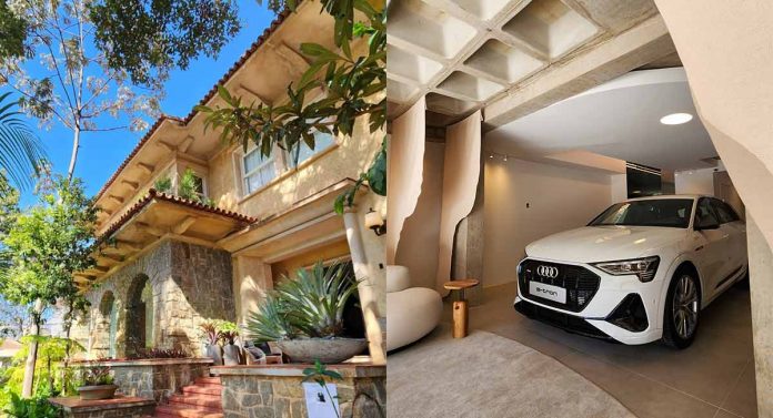 Casa Ferolla, um casarão em estilo Art Dèco dos anos 1930, e o espaço Lobby Essência: multiplicidades da CasaCor Minas 2023 (Fotos: Thiago Ventura)