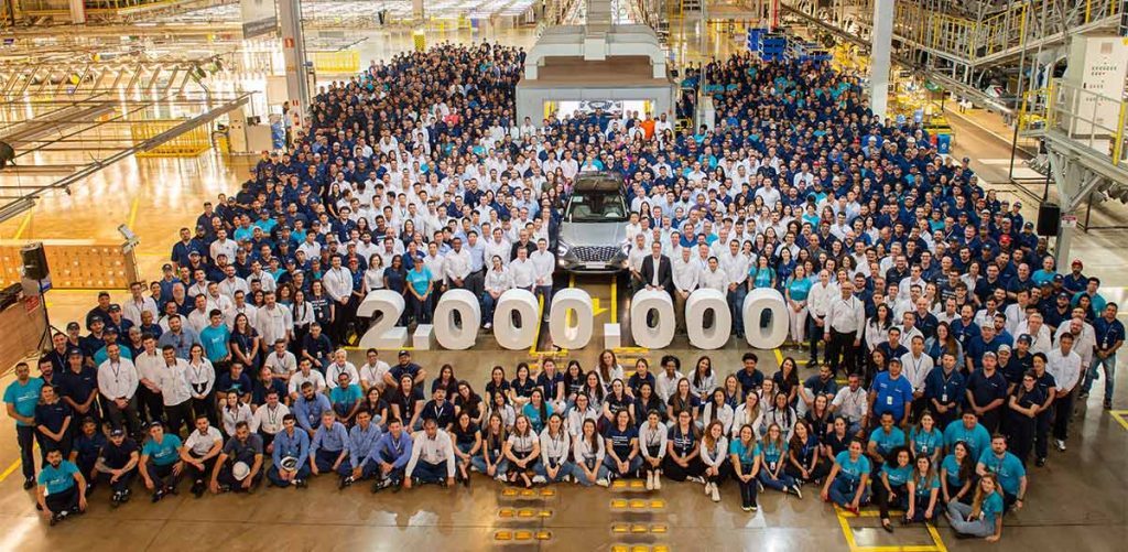 Mais de 2 milhões de carros já saíram da fábrica em Piracicaba