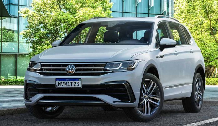 Volkswagen Tiguan Allspace 2023 volta ao Brasil mais fraco