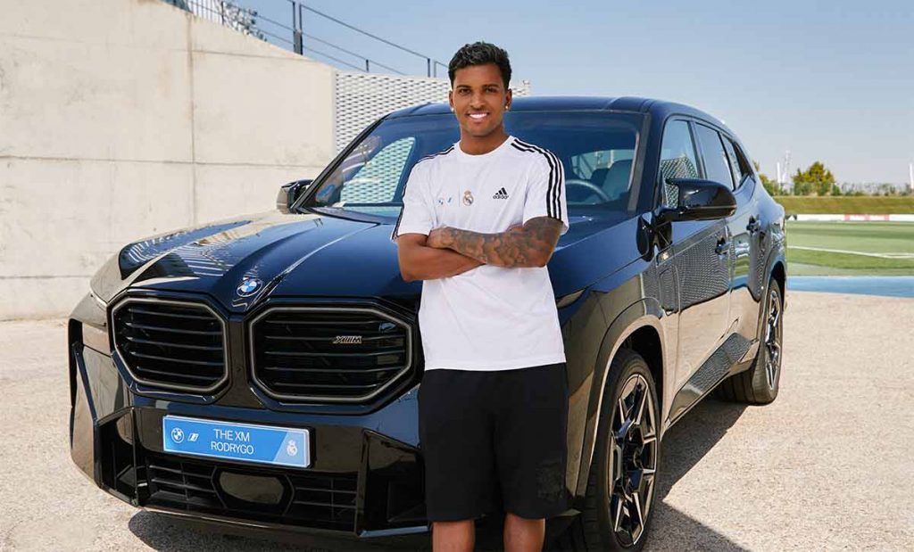 Rodrygo escolheu um BMW XM híbrido