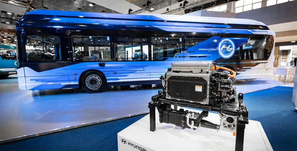 Iveco e Hyundai vão lançar ônibus movido a hidrogênio