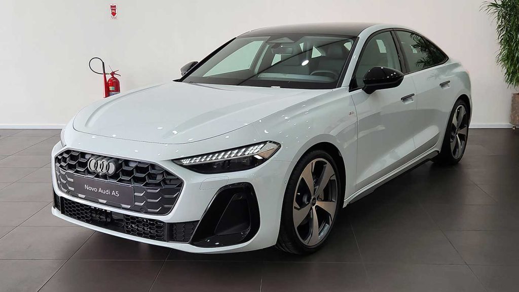 Audi A5 2025: Sedã ficou maior e mais potente na nova geração (Foto: Thiago Ventura)