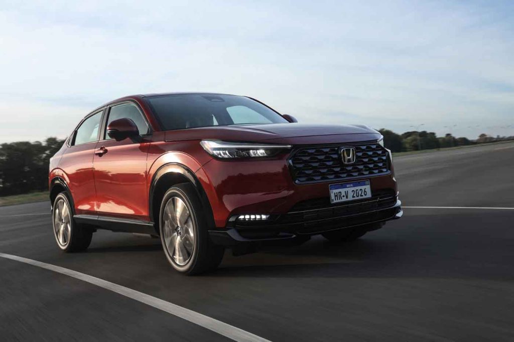 Honda HR-V 2026 Touring: SUV tem novo visual dianteiro