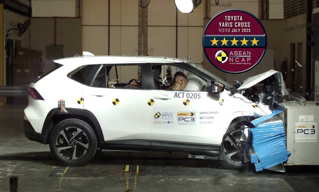 Toyota Yaris Cross 2026: SUV consegue nota máxima em crash test