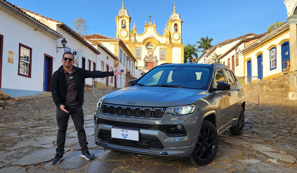 Jeep Compass Blackhawk em Tiradentes: Marca faz ativação com clientes