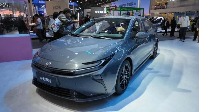 Toyota Corolla 2026 com novo visual na China (Foto: Autohome.com.cn)